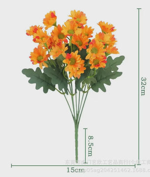 Kunstboeket Margrieten - Zijden Bloemen voor Decoratie (32cm)