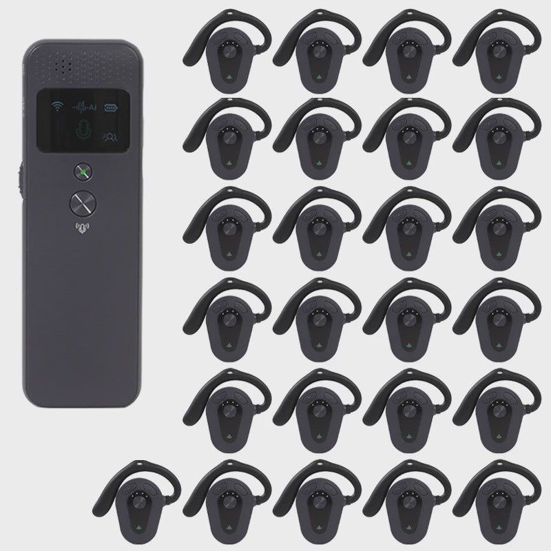 Professioneel 2.4GHz Draadloos Tour Guide Systeem met Groene Laser Pointer en Audio Headset