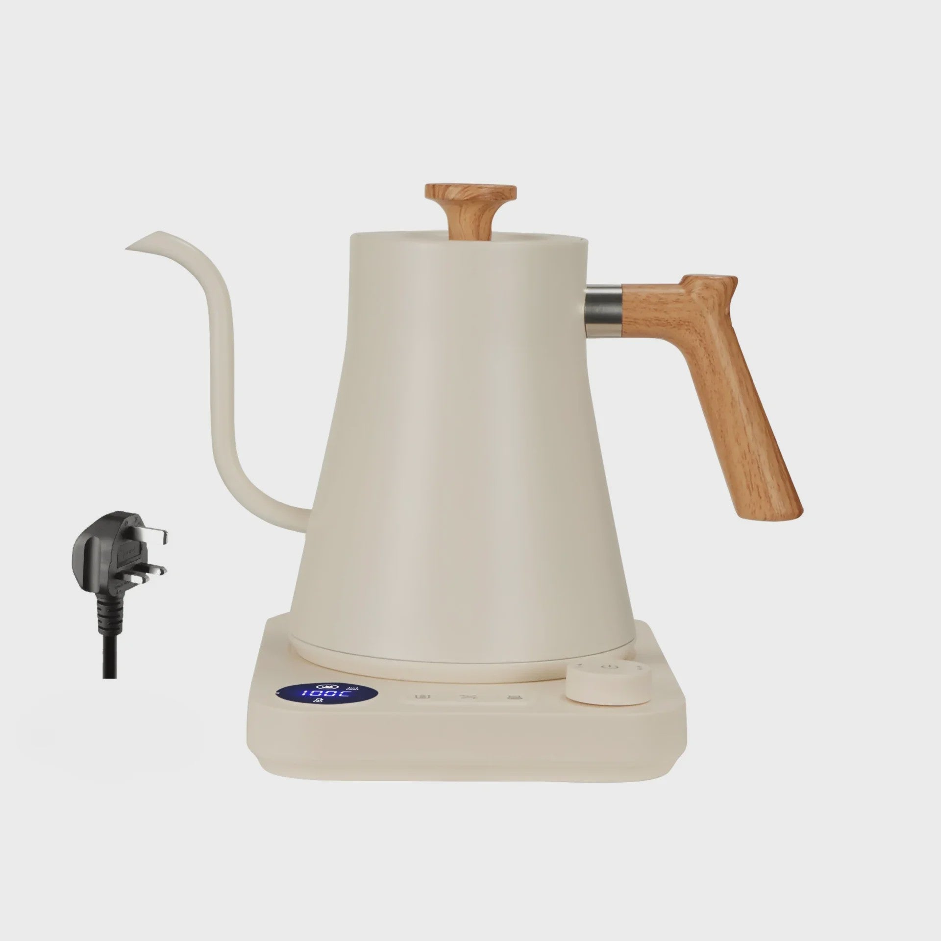 Elektrische Gooseneck Waterkoker 900ML met Temperatuurregeling - Snel Verwarmen