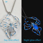 Glow-in-the-Dark Spider Hanger Ketting - Luminous Halloween Sieraden voor Mannen & Vrouwen