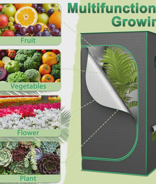 Professionele Kweek Telt - Indoor Growroom met Observatievenster & Reflecterende Mylar