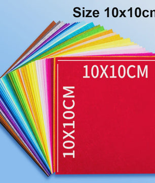 Set Vilt Stof Vellen - Assorti Kleuren - 1mm Dik - DIY Knutselen & Naaien