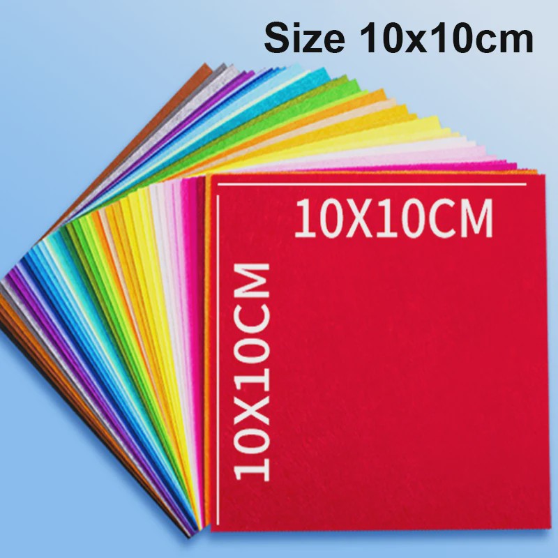 Set Vilt Stof Vellen - Assorti Kleuren - 1mm Dik - DIY Knutselen & Naaien