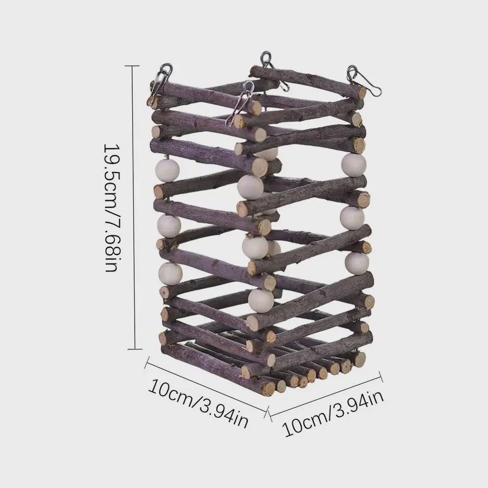 Houten Hooiruif voor Konijnen en Kleine Huisdieren - Veelzijdige Voerbak