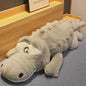 Levensgrote Pluche Alligator Knuffel - Zacht Krokodil Kussen 60-150cm