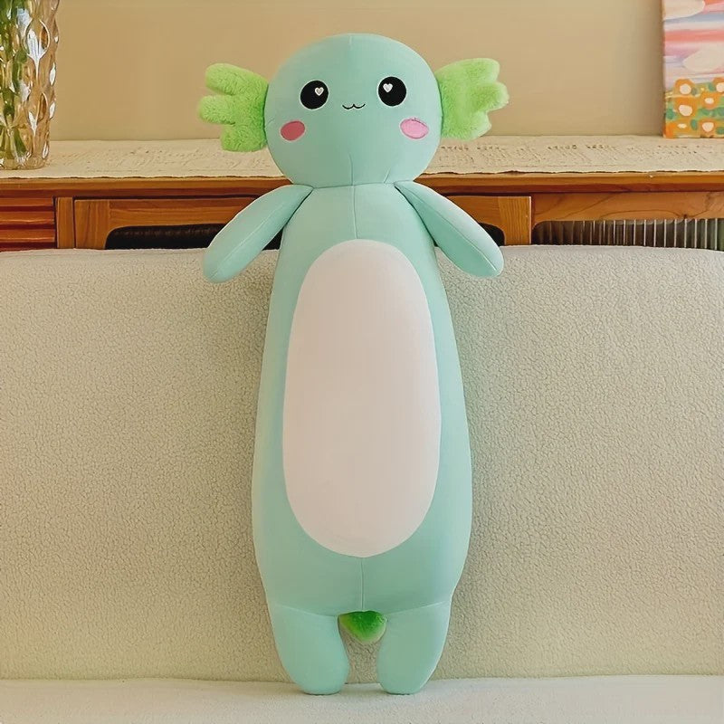 Grote Axolotl Pluche Knuffel - Zacht Kussen Speelgoed voor Kinderen & Volwassenen