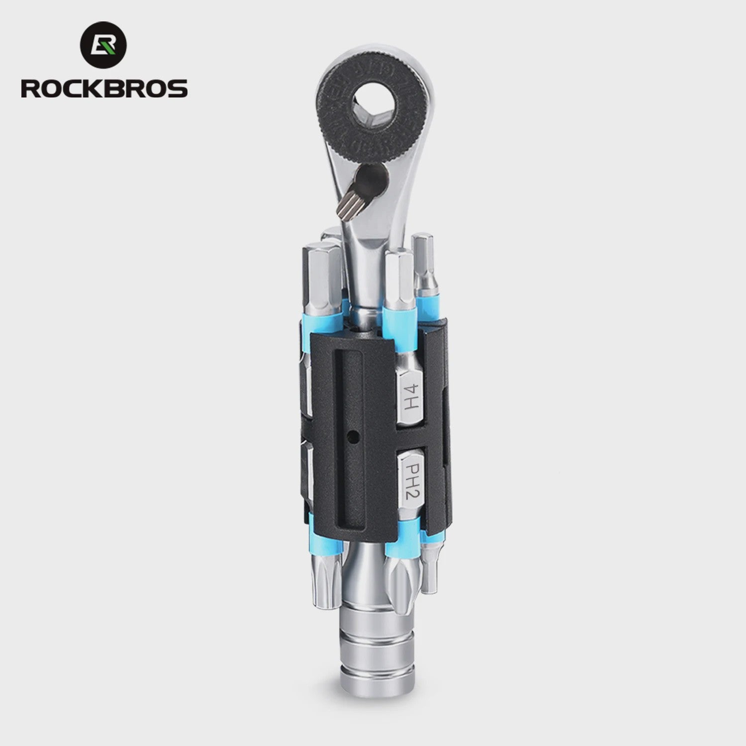 ROCKBROS Draagbare Fiets Ratel Gereedschapset - Lichtgewicht & Compact met 8 Bits