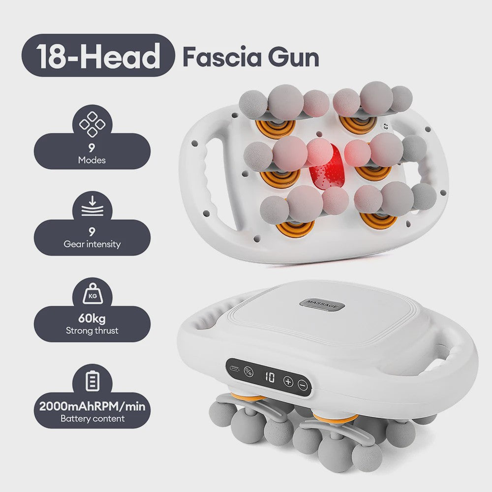 42-Kops Fascia Gun: Diepe Vibratiemassage voor Spierontspanning en Herstel