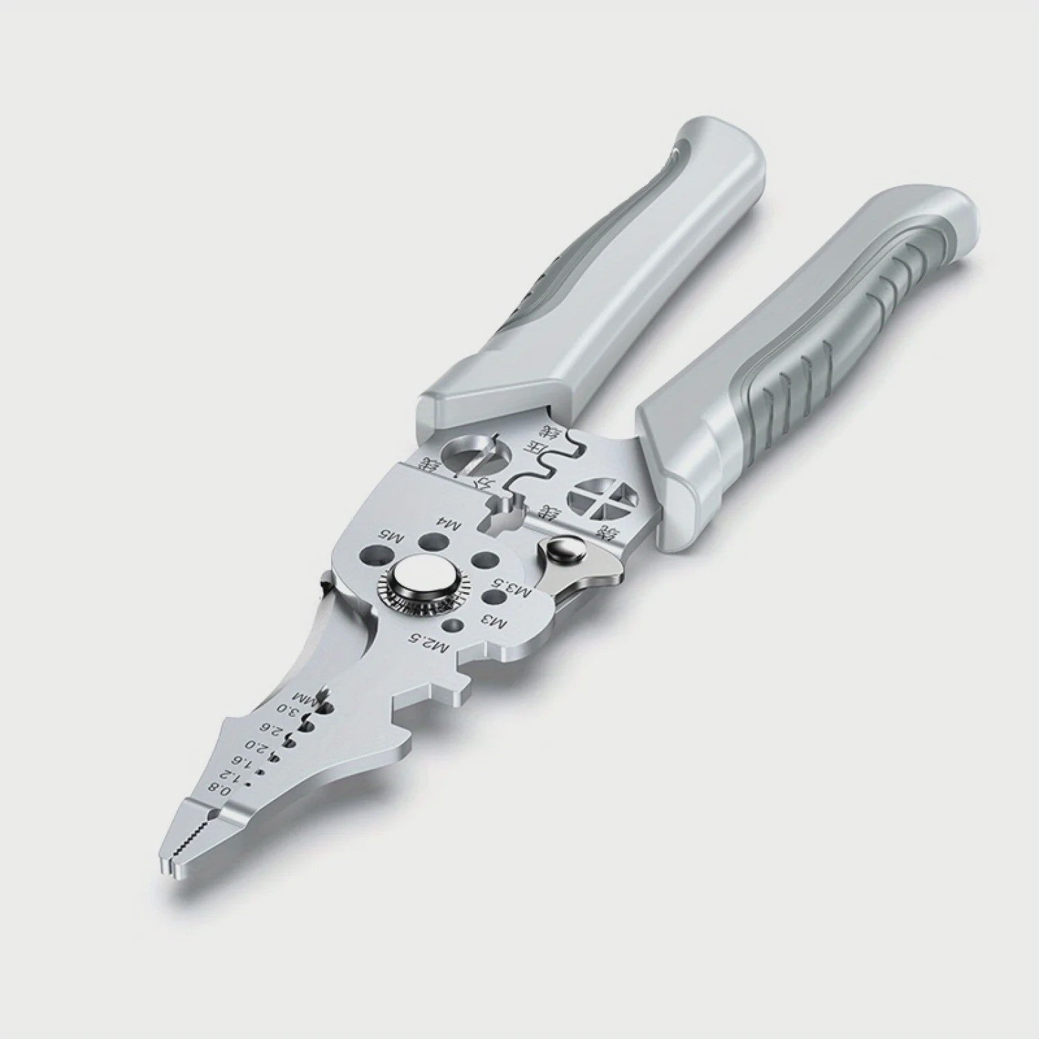Multifunctionele Elektricien Tang: Strippen, Knippen, Krimpen & Meer (21.5 cm)