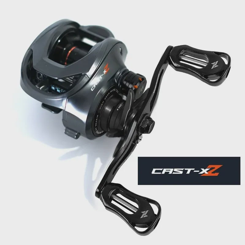 SEASIR Cast X2 Baitcasting Reel - 7.3:1 Versnelling, Keramische Lagers & Carbon Washer