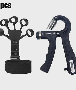 Verstelbare Hand Gripper met Teller - Krachtopbouw & Vinger Training