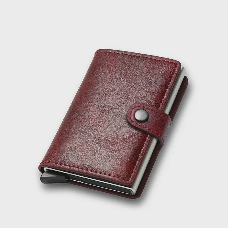 Luxe RFID Card Holder Portemonnee Heren - Slim & Veilig PU Leer