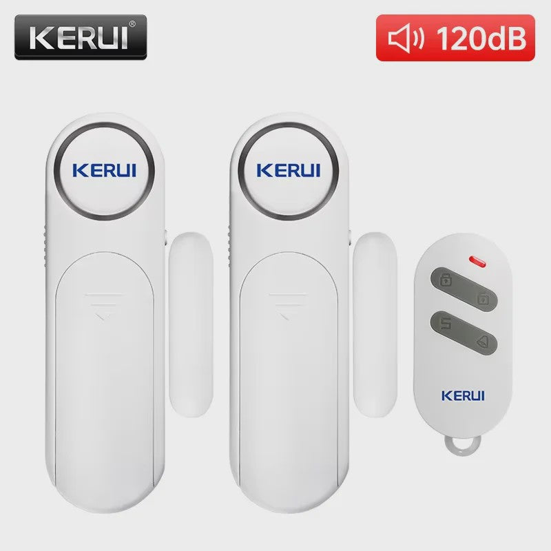 Draadloos Deur- en Raamsensor Alarm 120dB met Afstandsbediening - Anti-diefstal Systeem
