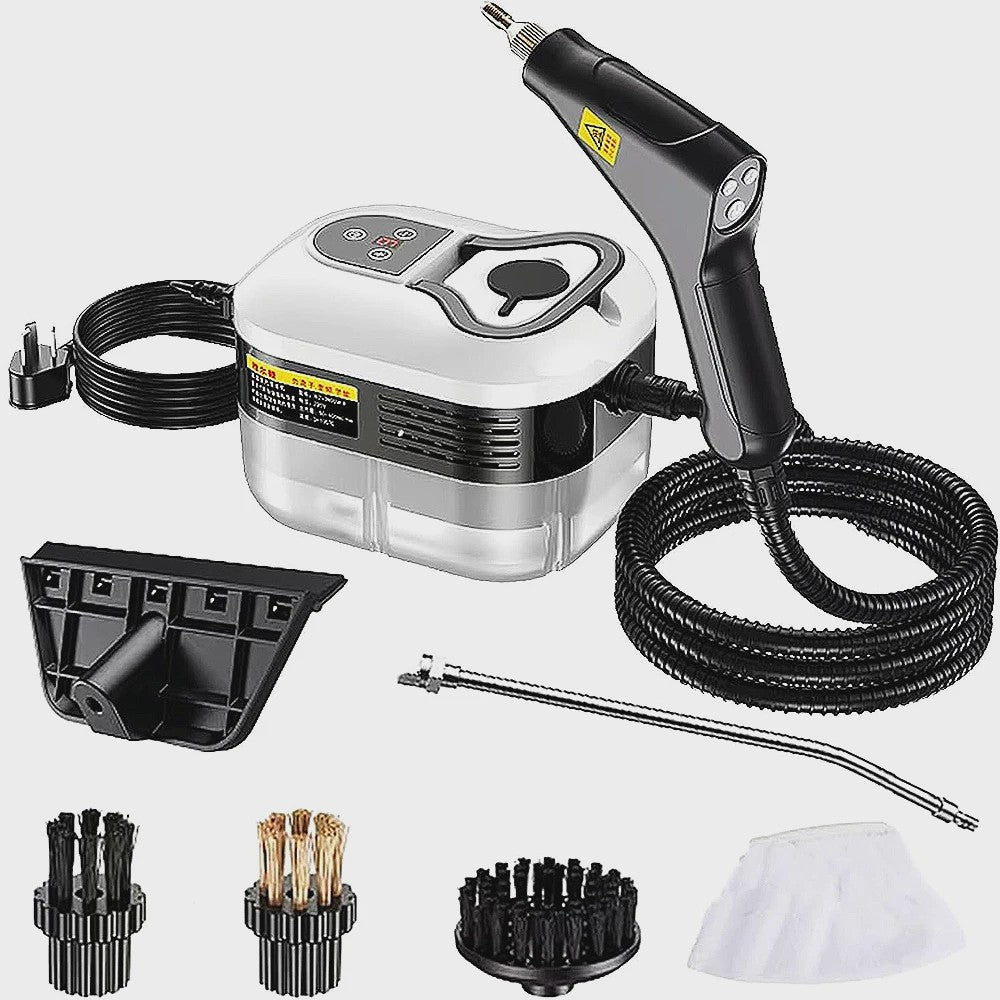 Krachtige 2500W Handheld Stoomreiniger - Hoge Druk & Temperatuur voor Keuken, Badkamer & Auto