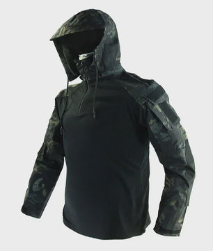 Tactische Combat Hoodie - Waterdicht & Slijtvast Heren Shirt voor Outdoor, Jacht & Camping