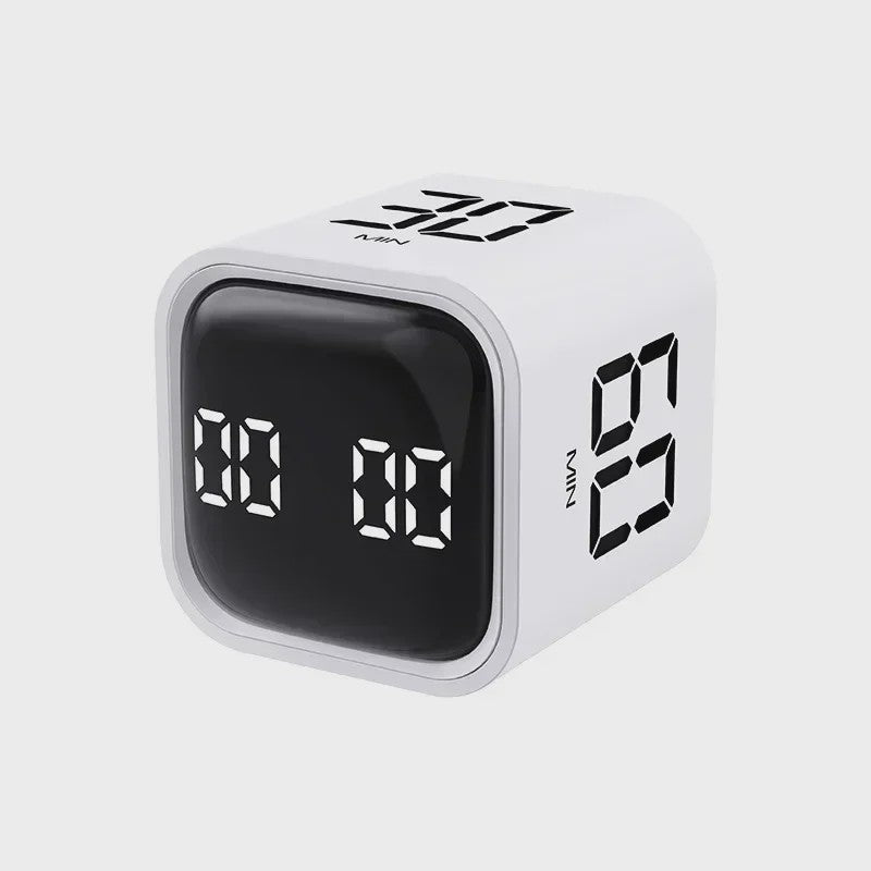 Slimme Kubus Timer met LED Display en Gravity Sensor - Perfect voor Studie, Werk en Koken