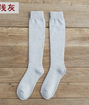 6 Paar Heren Kniehoge Thermosokken - Warm & Dik - Compressie - Maat 38-44