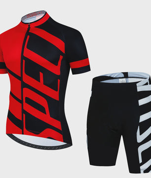 Professionele Fietskleding Set Heren - Zomer MTB Shirt & Bib Shorts