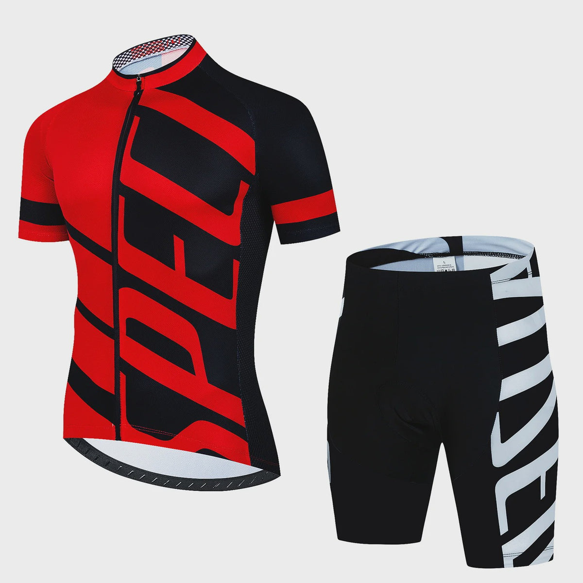 Professionele Fietskleding Set Heren - Zomer MTB Shirt & Bib Shorts