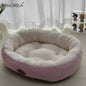 Pluche Ovaal Huisdierbed - Machinewasbaar & Comfortabel voor Hond & Kat