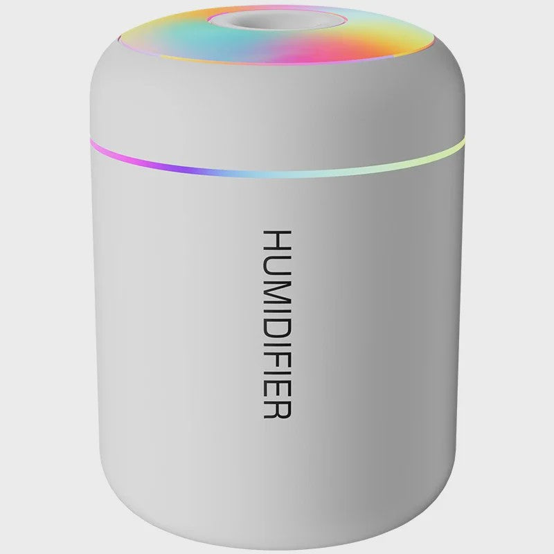 180ML Mini Luchtbevochtiger USB Aroma Diffuser met Kleurrijke Verlichting voor Auto, Huis & Slaapkamer