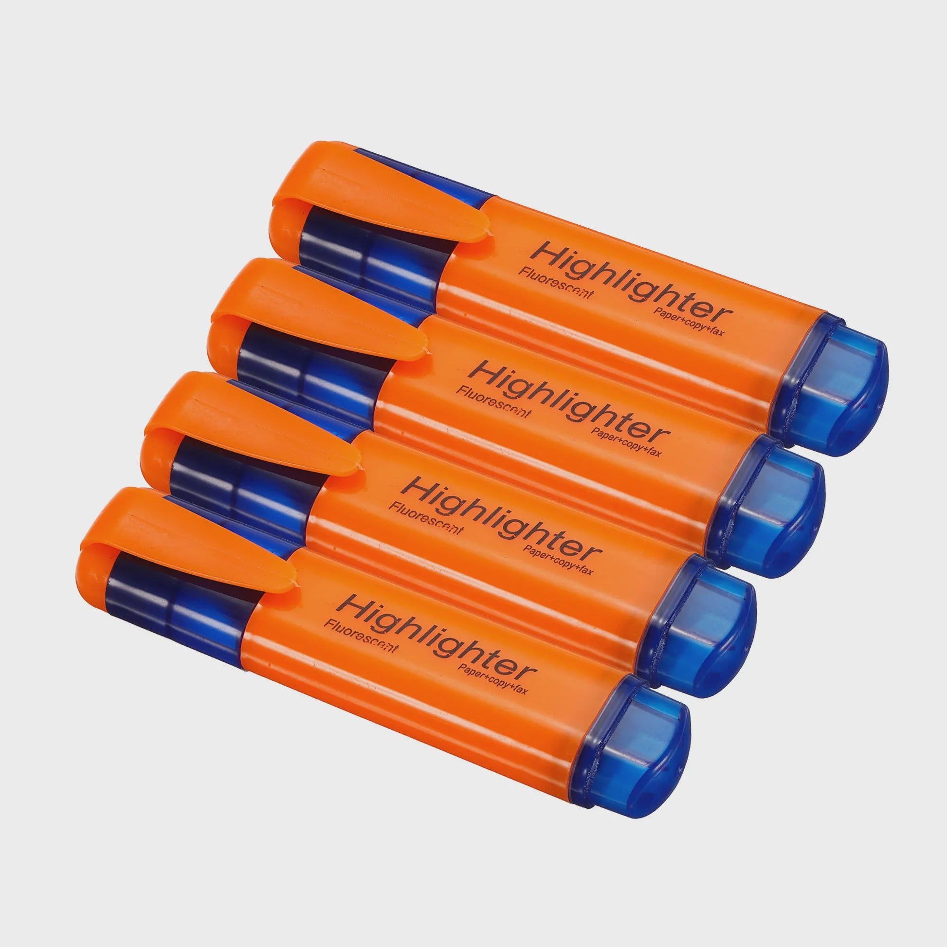 Set van 4 of 6 Fluorescerende Highlighters met Brede Stift - Ideaal voor Tekenen, Markeren en Kantoor