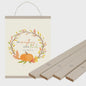 Magnetische Poster Hanger Frame van Teak Hout (21-50cm) - Wanddecoratie Ophangsysteem