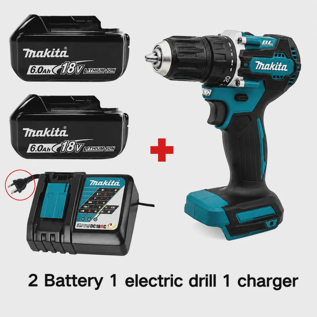 Makita DDF487 18V Brushless Accu Klopboormachine - Krachtige 13mm Boor & Schroefmachine met Hoge Koppel