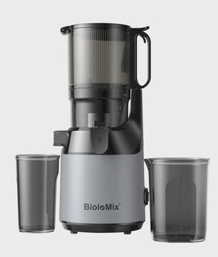 BioloMix Slow Juicer Cold Press met 130mm invoertrechter - Hoge sapopbrengst, BPA-vrij