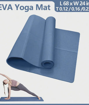 Antislip Yoga & Pilates Mat - 3mm, 4mm of 6mm Dik - Comfortabel & Duurzaam