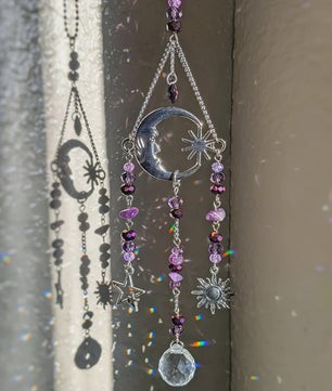 Maan Godin Kristal Zon Vanger - Decoratieve Hanger voor Binnen & Buiten