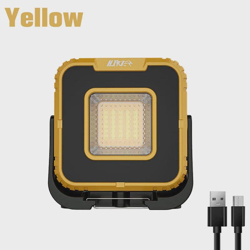 Krachtige Oplaadbare LED Werkspot 1000 Lumen met 3000mAh Batterij - Waterdicht & Draagbaar