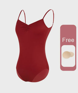 Dans Leotard Dames met Verstelbare Bandjes - Ballet & Gymnastiek Bodysuit