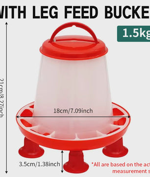 Automatische Kipvoerbak - Verschillende Maten (1.5-12kg) voor Pluimvee