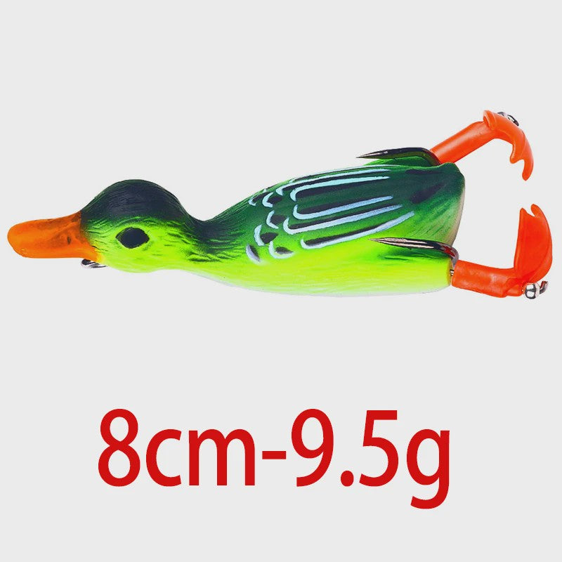 Realistische Eenden Vissen Lokaas - 8.5cm, 12g - Perfect voor Baars, Karper & Snoek