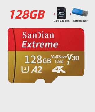 Snelle Micro SD Kaart met USB Adapter - 512GB/256GB - Hoge Snelheid Opslag voor Telefoon & Laptop