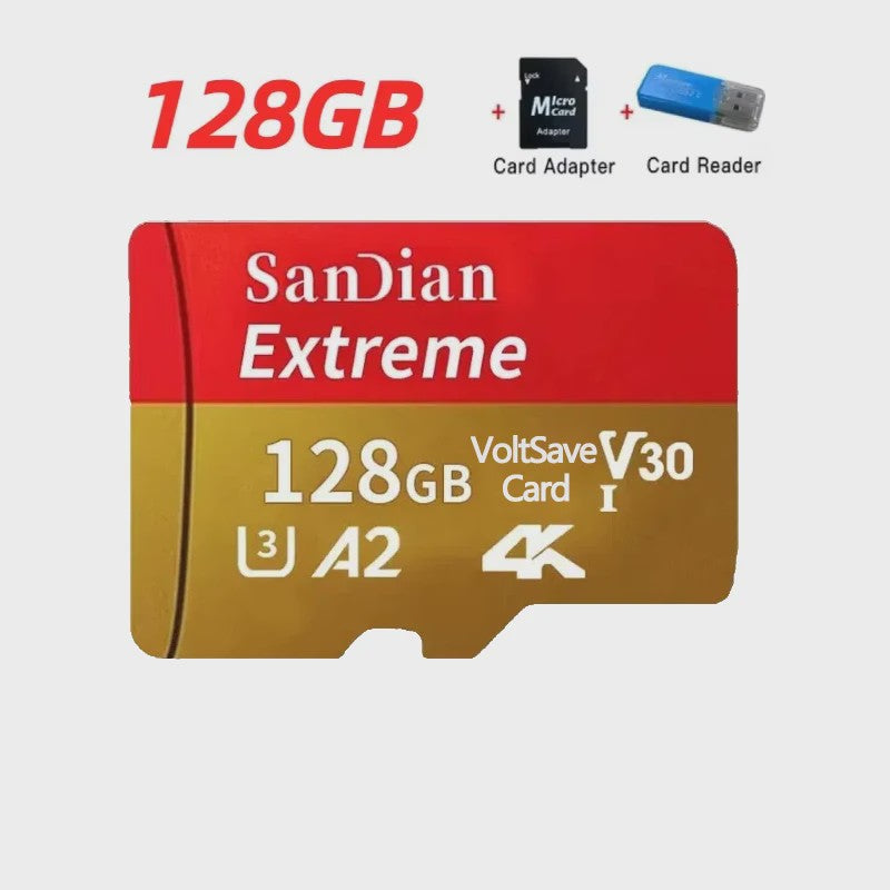 Snelle Micro SD Kaart met USB Adapter - 512GB/256GB - Hoge Snelheid Opslag voor Telefoon & Laptop