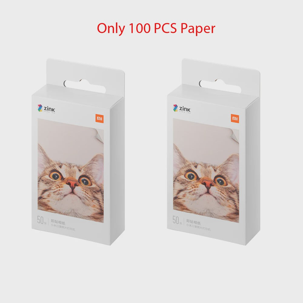Xiaomi Mijia ZINK Pocket Printer Papier - Zelfklevend, 50 Vel, 3-inch