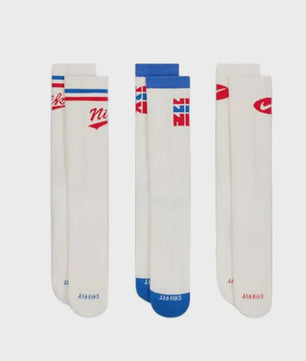 Nike Sportsokken Heren Dames 3-Pack - Duurzaam & Vochtafvoerend Katoen