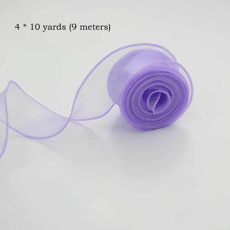 Luxe Chiffon & Organza Lint - Perfect voor Knutselen, Cadeauverpakking & Bruiloftsdecoratie