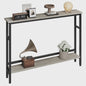 Moderne Smalle Console Tafel met Verstelbare Plank - 100x15cm