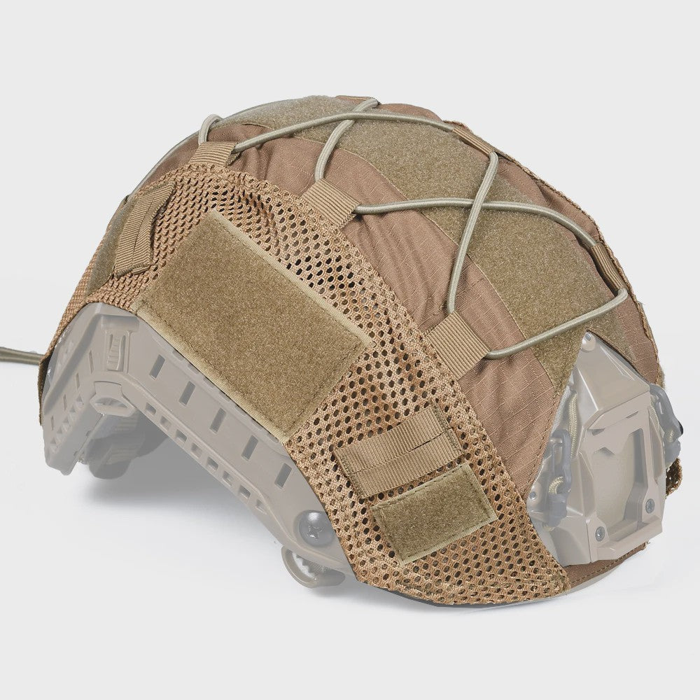 Tactische Helm Cover met Elastisch Koord voor Fast Helm - Airsoft & Paintball Camouflage