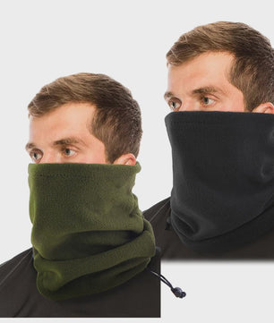 Verstelbare Fleece Nekwarmer & Buff - Winter Nek Tube voor Sport & Outdoor