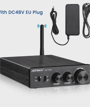 AIYIMA A07 PRO Bluetooth 5.2 Versterker TPA3255 - 2x 300W Stereo Digitale Audio Versterker met RCA & APT-X HD
