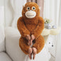 Zachte Pluche Knuffel Aap - Gorilla, Chimpansee, Orang-Oetan - 30-90cm - Perfect Cadeau