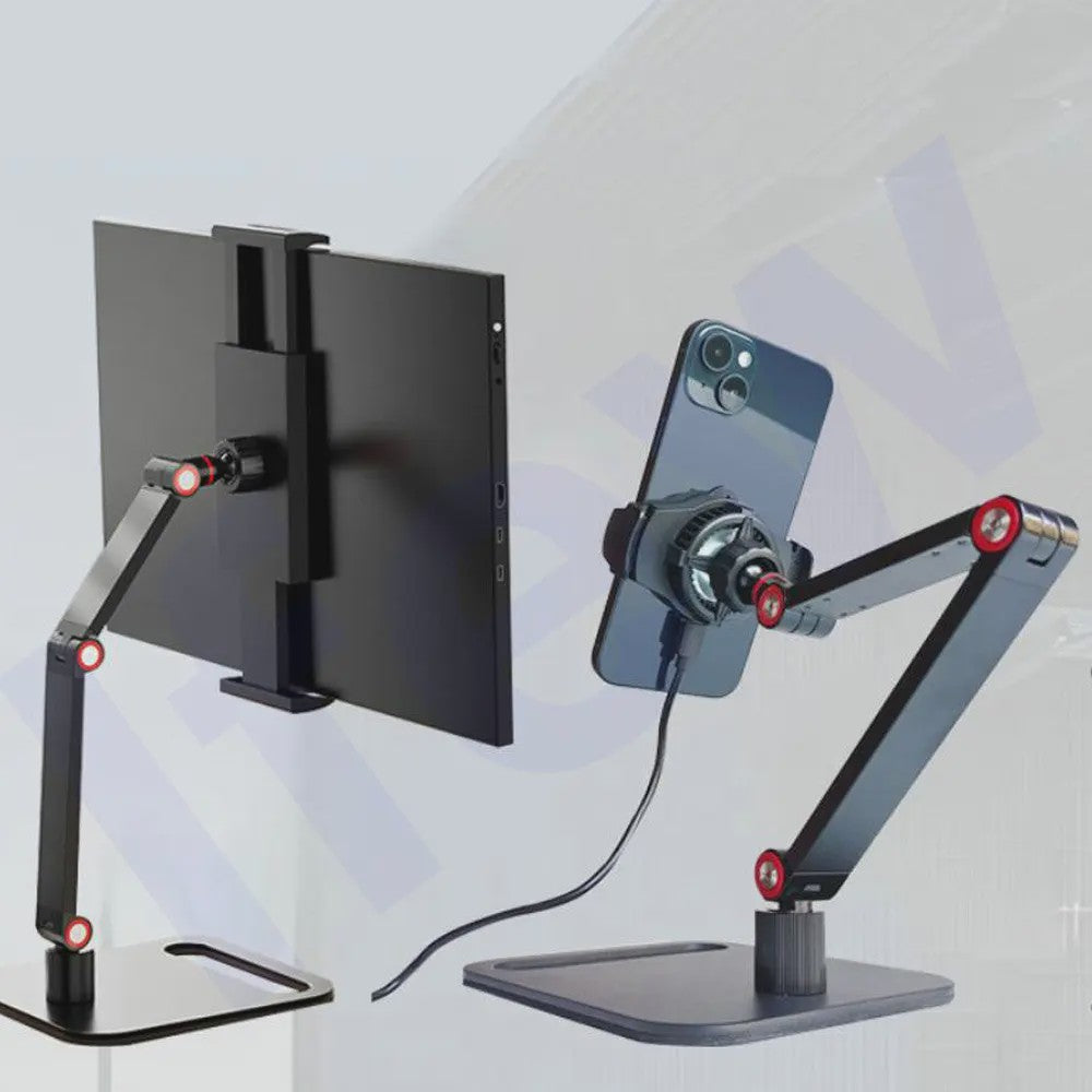 Verstelbare Metalen Standaard voor Tablet & Monitor (4-12.9 inch)
