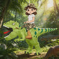 Opblaasbaar T-Rex Kostuum - Draak Rijden Dinosaurussen Outfit voor Kinderen