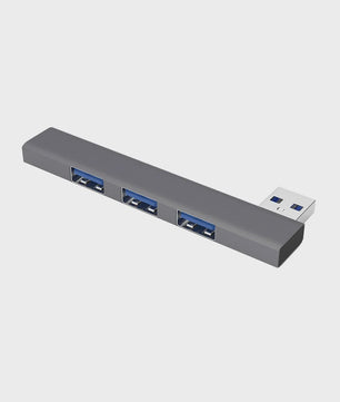 4-in-1 USB 3.0 Hub met 5Gbps Snelheid - Draagbare OTG Adapter