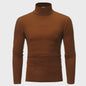 Heren Slim Fit Thermoshirt met Hoge Hals - Lange Mouwen voor Winter en Herfst