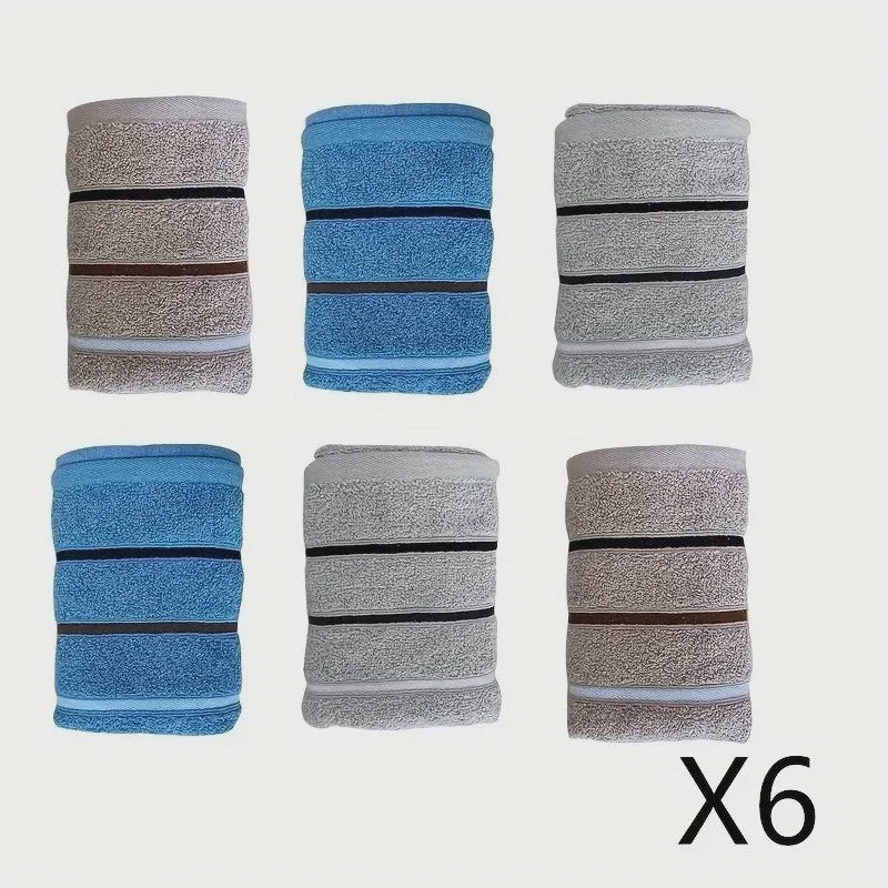 Pluche Katoenen Handdoekenset - Zacht & Absorberend, Diverse Kleuren